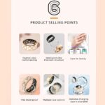 Smart Ring Health Tracker for Women Men, Fitness/Sleep/Stress/HR Tracker, Fitness Tracker with Steps, Distance & Calorie Count, iOS & Android Compatible, IP68 Waterproof (#10) - Image 4
