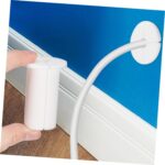POPETPOP 2pcs Cable Hole Grommets Silicone Wall Feed Through Sealers for Cable Management Easy Installation Durable Wall Cover for Home Theater Office Use - Image 6