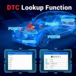 JD906 OBD2 Scanner I/M Status Scanner for Car Live Data ECU Info Car Battery Voltage Test Code Reader for Cars and Trucks DTC Lookup Mode 6/Mode 8 - Image 6