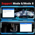 JD906 OBD2 Scanner I/M Status Scanner for Car Live Data ECU Info Car Battery Voltage Test Code Reader for Cars and Trucks DTC Lookup Mode 6/Mode 8 - Image 7