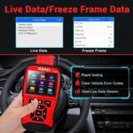 JD906 OBD2 Scanner I/M Status Scanner for Car Live Data ECU Info Car Battery Voltage Test Code Reader for Cars and Trucks DTC Lookup Mode 6/Mode 8 - Image 8