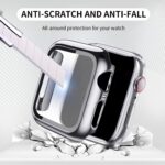 Compatible With Apple Watch Band and Case Iwatch Ultra 10 9 8 7 6 5 4 3 2 1 SE 49mm 45mm 46mm 44mm 42mm 41mm 40mm 38mm Series,Men Women Classic Classy Stainless Steel Metal Business - Image 5