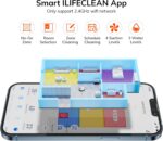 ILIFE A12 Pro Robot Vacuum and Mop Combo, Self Emptying Station for 60 Days, LiDAR Navigation, Home Mapping, No-Go Zones, 2.4G WiFi/App/Alexa/Remote Control, for Hard Floors, 110V - Image 5