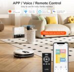 ILIFE A12 Pro Robot Vacuum and Mop Combo, Self Emptying Station for 60 Days, LiDAR Navigation, Home Mapping, No-Go Zones, 2.4G WiFi/App/Alexa/Remote Control, for Hard Floors, 110V - Image 9