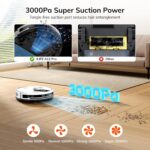 ILIFE A12 Pro Robot Vacuum and Mop Combo, Self Emptying Station for 60 Days, LiDAR Navigation, Home Mapping, No-Go Zones, 2.4G WiFi/App/Alexa/Remote Control, for Hard Floors, 110V - Image 10