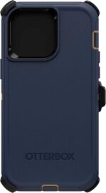 OtterBox iPhone 14 Pro Max (Only) Defender Series Case - Rugged & Durable - Includes Holster Clip Kickstand - Non-Retail Packaging - (Blue Suede Shoes) - Image 5
