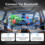 Wireless CarPlay Adapter, 2-in-1 Wireless CarPlay & Android Auto, Converts Wired to Wireless, Plug & Play for iPhone & Android, Bluetooth 5.4 & Wi-Fi 6, Compatible with 2016+ Cars - Image 4