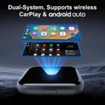 Wireless CarPlay Adapter, 2-in-1 Wireless CarPlay & Android Auto, Converts Wired to Wireless, Plug & Play for iPhone & Android, Bluetooth 5.4 & Wi-Fi 6, Compatible with 2016+ Cars - Image 5