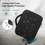 Canboc Hard Carrying Case for DYMO LetraTag 200B Bluetooth Label Maker, Compact Bluetooth Wireless Label Printer Bag fits Label Tapes and Batteries, Black - Image 5