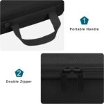 Canboc Hard Carrying Case for DYMO LetraTag 200B Bluetooth Label Maker, Compact Bluetooth Wireless Label Printer Bag fits Label Tapes and Batteries, Black - Image 6