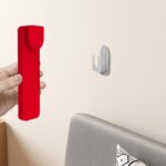 IFCASE Silicone Shockproof Case for Apple TV 4K 2021/2022 Siri Remote Compatible with AirTag, Wall Mount (Red) - Image 4