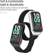 MIJOBS Strap for Amazfit Band 7 Nylon Replacement Strap Watch Wrist Band Smart Bracelet Accessories for Amazfit 7 - Image 6