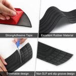 SINGARO Car Rear Bumper Protector, 41inch x3.4inch Car/SUV Universal Rubber Anti-Scratch Trunk Exterior Accessories - Image 4