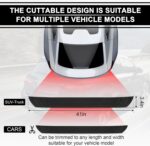 SINGARO Car Rear Bumper Protector, 41inch x3.4inch Car/SUV Universal Rubber Anti-Scratch Trunk Exterior Accessories - Image 7