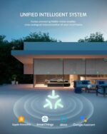 Yoolax Smart Blinds, Motorized Matter Solar Shades Flame Resistat Automatic Blinds for Windows Motorized Shades Compatible with Alexa, Google Home, Homekit(Solar-3% Openness Twilight Gray) - Image 3