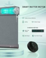 Yoolax Smart Blinds, Motorized Matter Solar Shades Flame Resistat Automatic Blinds for Windows Motorized Shades Compatible with Alexa, Google Home, Homekit(Solar-3% Openness Twilight Gray) - Image 4