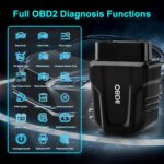 OBD2 Scanner Reader Bluetooth - Clear/Reset Vehicle Engine Error Code Readers & Scan Tools - Wireless OBD2 Auto Diagnostic Tool to Check Engine & Fix All Cars & Vehicles from 1996 - Image 3