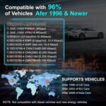 OBD2 Scanner Reader Bluetooth - Clear/Reset Vehicle Engine Error Code Readers & Scan Tools - Wireless OBD2 Auto Diagnostic Tool to Check Engine & Fix All Cars & Vehicles from 1996 - Image 5