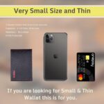 Microfiber Waterproof RFID Slim Bifold Wallet for Men - Minimalist Front Pocket Card Holder Holds up to 10 Cards and Cash, Grey - Image 5