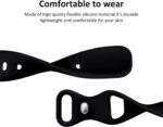 Slim Silicone Watch Bands Compatible with Amazfit Active 2/GTR Mini/GTS 4/4 Mini/3/2/2 Mini/ 2e/GTS, Thin Soft Narrow Sport Wristband for Amazfit Bip/3 Pro/U Pro - Image 4