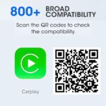 Mini Android Auto Wireless Adapter - 2 in 1 Micro Wireless CarPlay Adapter, Plug & Play for Factory Wired CarPlay, iOS 10+ & Cars 2016+ - Image 6