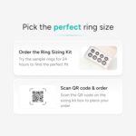 Smart Ring Sizing Kit | Size First Before You Buy | Includes 8 Sample Ring Sizes for Men, Women | Tracker for Health, Fitness, Steps, Sleep, Stress, Workouts, Sports, HRV, SPO2, Temp & Nutrition - Image 4