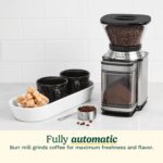 CUISINART Coffee Grinder, Electric Burr One-Touch Automatic Grinder with18-Position Grind Selector, Stainless Steel, DBM-8P1 - Image 3