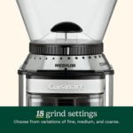 CUISINART Coffee Grinder, Electric Burr One-Touch Automatic Grinder with18-Position Grind Selector, Stainless Steel, DBM-8P1 - Image 5