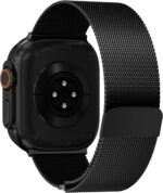 FINSTONE Stainless Steel Milanese Loop Compatible with Apple Watch Band Ultra 2/ Ultra 49mm - DLC Coating, Mesh Loop Magnetic Clasp Replacement for iWatch Bands Gifts for Men and Women - Image 3
