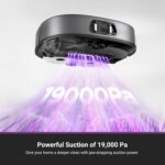 Eureka J15 Ultra Self Emptying Robot Vacuum, 19,000 Pa Suction, Flex-Arm Mop Design, 167℉Hot Water Mop Washing & 131°F Hot Air Drying, AI Obstacle Avoidance, Black - Image 4