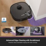 Eureka J15 Ultra Self Emptying Robot Vacuum, 19,000 Pa Suction, Flex-Arm Mop Design, 167℉Hot Water Mop Washing & 131°F Hot Air Drying, AI Obstacle Avoidance, Black - Image 5