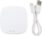 Hyuduo Wireless Smart Home Bridge Control Center Compatible with Tuya Assistant Supports 50 Devices Remote Control (White) - Image 3