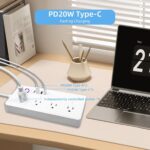 Matter Smart Power Strip,Works with Apple HomeKit, Siri, Alexa, Google Assistant, with 4 Individually Controlled AC Outlets & 2 USB 2 Type-C Ports, Multi-Plug Extender for Home Office - Image 8