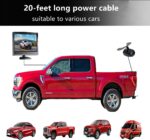 Backup Camera with Monitor Back up Camera System for Car Truck Reverse Camera Plug and Play Waterproof Rear View with 4.3’’ Monitor Safe Parking with 23-feet Power Cable - Image 7