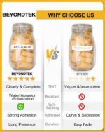 18444 Vinyl Label Tape Work with DYMO Rhino 4200 5200 Label Maker Replacement for Dymo 18444 Rhino Industrial Permanent Vinyl Industrial White 1/2"x18' Work with DYMO Rhino 5000 6000,5Packs - Image 6