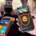 Wallets for Men,Slim Detachable Dual use Leather Slots Credit Card Holder, RFID Blocking Smart Pop Up Card Wallet,Mans Wallet Blocking Bifold Front Pocket with Gift Box - Image 7