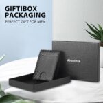 Wallets for Men,Slim Detachable Dual use Leather Slots Credit Card Holder, RFID Blocking Smart Pop Up Card Wallet,Mans Wallet Blocking Bifold Front Pocket with Gift Box - Image 8