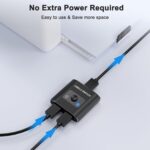 USB 3.0 Switch Selector - Bi-Directional 1 in 2 Out/ 2 in 1 Out, Share USB Devices Between 2 Computers for Printer, Keyboard, Scanner, Mouse - Compatible with Mac/Win/Linux - Image 7