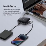 TP-Link 4-Port USB 3.0 Hub, Slim and Compact USB Splitter with Foldable Cord Design, USB hub for laptop, PC, Macbook, Mac Mini, XPS, Surface Pro, Chromebook, Flash Drive, Mobile HDD and More(UH400) - Image 3