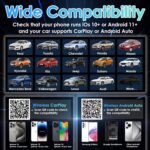 Wireless Carplay Adapter, Android Auto Wireless Adapter, 2025 Upgraded 2 in1 Converts Wired to Wireless Carplay Dongle Plug for iPhone/Android Auto, Stable and no Latency for Cars from 2017 - Image 5