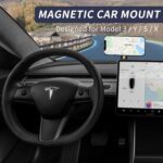 Magnetic Phone Holder for Car - Tesla Model 3/X/Y/S Accessories Mount - Magsafe Compatible with iPhone 12/13/14 and Samsung Cell Phones - Image 4