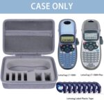 co2CREA Hard Case Compatible with DYMO LetraTag 100H / LT-100H / LT-100H Plus Handheld Label Maker and Label Tapes (Grey Case) - Image 4