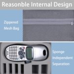 co2CREA Hard Case Compatible with DYMO LetraTag 100H / LT-100H / LT-100H Plus Handheld Label Maker and Label Tapes (Grey Case) - Image 5