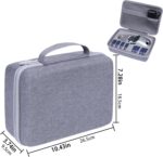 co2CREA Hard Case Compatible with DYMO LetraTag 100H / LT-100H / LT-100H Plus Handheld Label Maker and Label Tapes (Grey Case) - Image 7