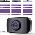 eRapta Reverse Camera 3.0 License Plate Backup Camera HD 149° Wide Rear View IP69K Waterproof IR Night Vision Easy Mount DIY Grid for Cars Trucks Pickups SUV RV Van Jeep ERT11 - Image 3