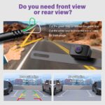 eRapta Reverse Camera 3.0 License Plate Backup Camera HD 149° Wide Rear View IP69K Waterproof IR Night Vision Easy Mount DIY Grid for Cars Trucks Pickups SUV RV Van Jeep ERT11 - Image 7