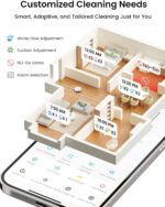 Lefant LiDAR Robot Vacuum and Mop, 45-Day Self-Emptying, 190° PSD Obstacle Avoidance, Customized Cleaning, Multi-Floor Mapping, 5500Pa Strong Suction, 140 Min Runtime, 2.4&5G WiFi, M2 Pro - Image 6