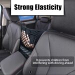 3-Layer Car Mesh Organizer, Car Net Pocket, Car Organizer Storage Between Front Seats, Multifunctional Car Seat Organizer, Barrier of Backseat Pet Kids, Driver Storage Netting Pouch - Image 7