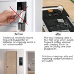 Bent Type-C Charging Cable for Ring Battery Doorbell(2024 Release) 16.4-Foot doorbell Charging Cable Sustainable Power Supply - Image 6