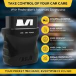 Mechiridion Bluetooth OBDII Scanner | ABS, SRS, CEL Instant Code Readers | Bluetooth Scan Tools for iPhone & Android | Wireless OBD2 Mechanic Scan Tool | Clear Check Engine Light Codes (1 Pack) - Image 3